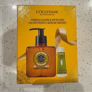 L’Occitane Verbena Refreshing Duo Gift Set Liquid Soap 300ML+10ML Hand Cream NIB